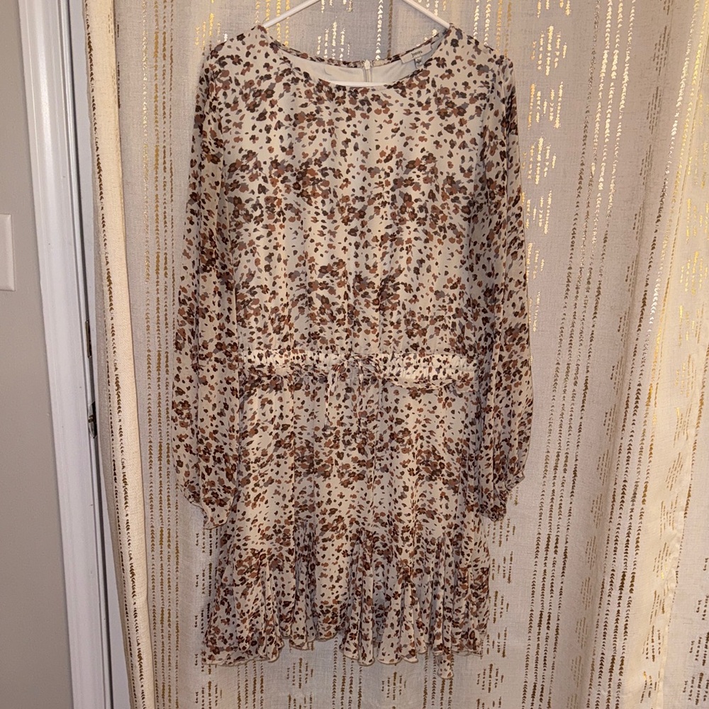 JODIFL Multicolor Abstract Print Dress